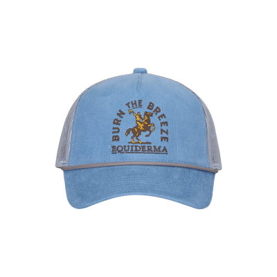 Burn the Breeze Blue Corduroy Baseball Cap